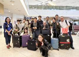 チンギスハーン国際空港到着　集合写真